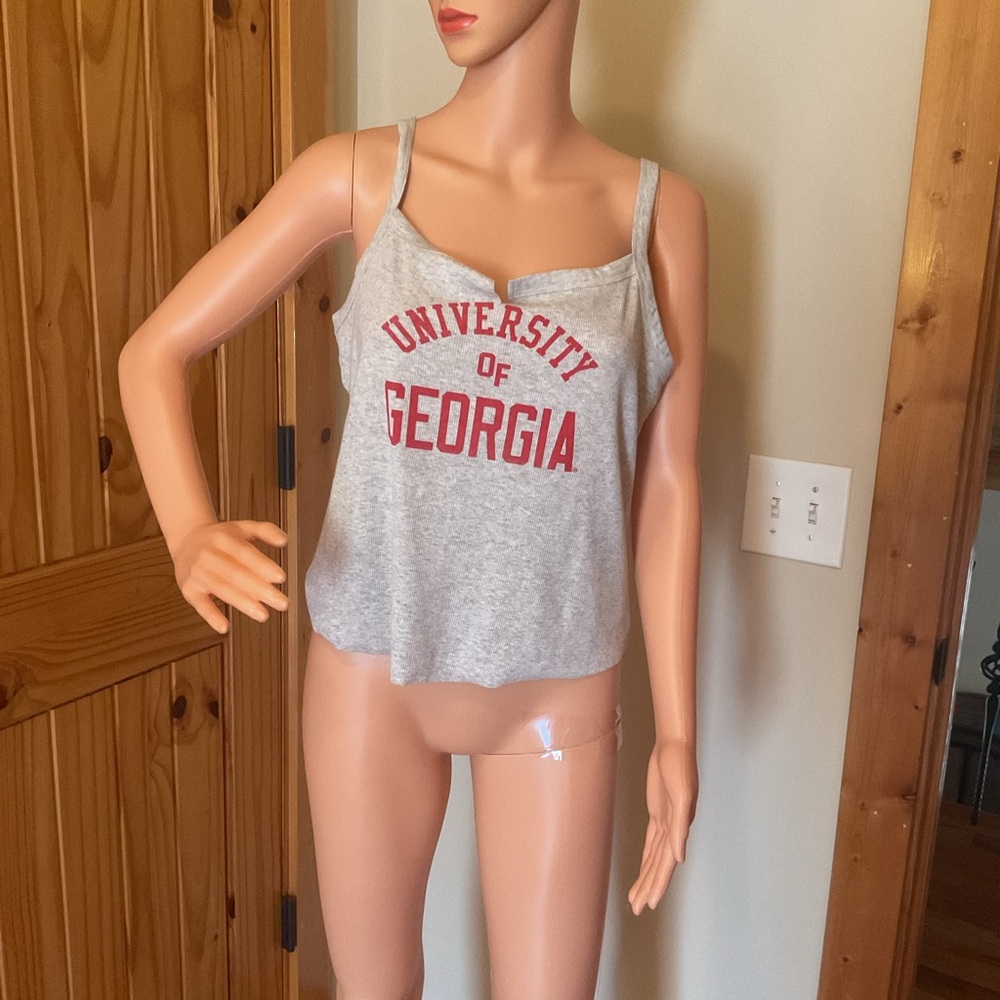 NWOT American Eagle Outfitters Gray University of Georgia Camisole